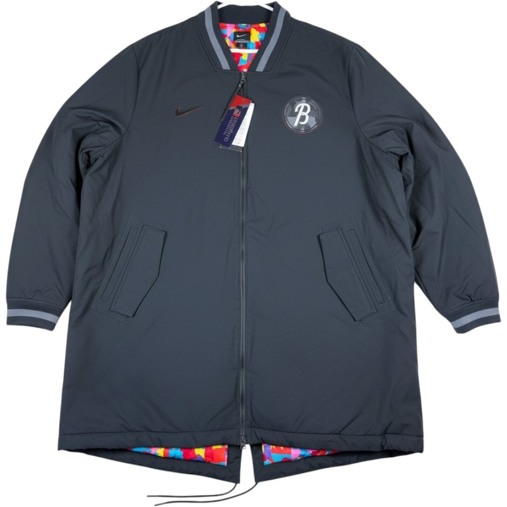 Nike MLB Authentic Collection Baltimore Orioles Dugout Jacket Zip Up XXL Black